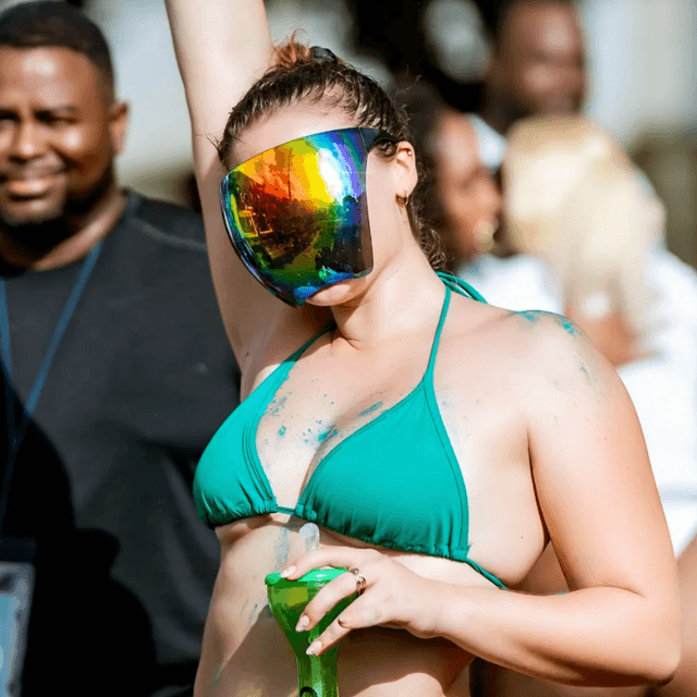 LUNETTE MASQUE HOLOGRAPHIQUE